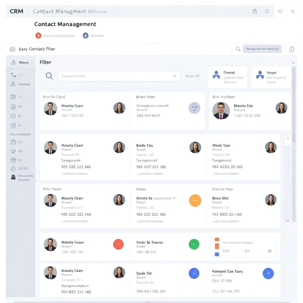 Contact Management Dashboard